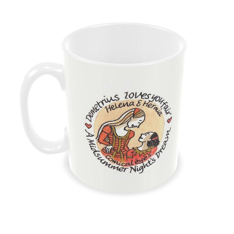 Midsummer Night's Dream - Though she be little - Earthenware mug