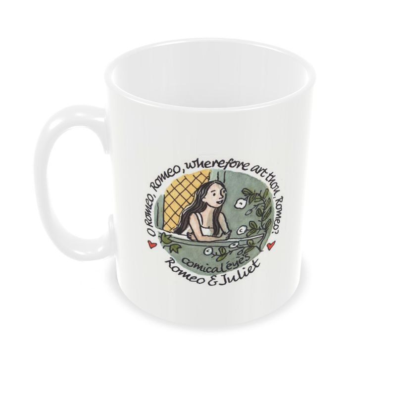 Romeo and Juliet - My Bounty is as boundless - Earthenware mug