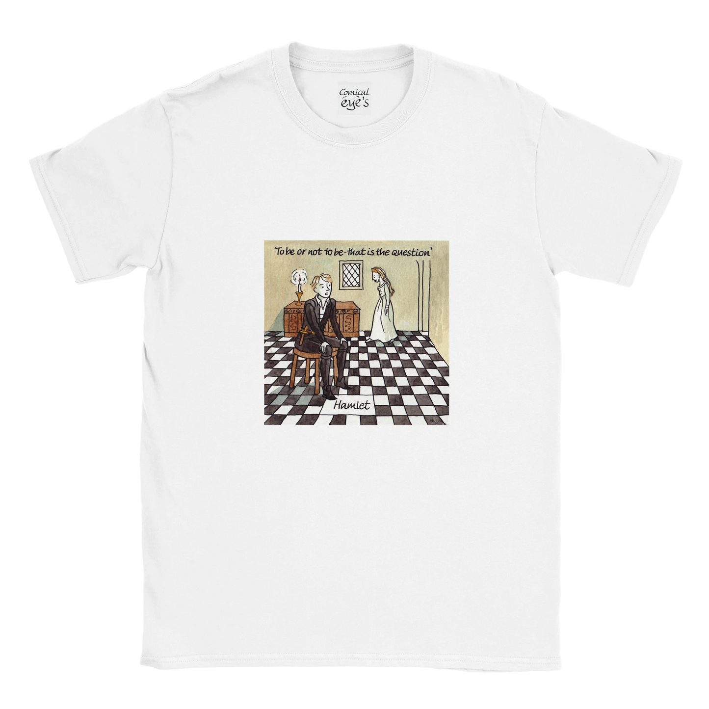 Hamlet to be or not to be t-shirt