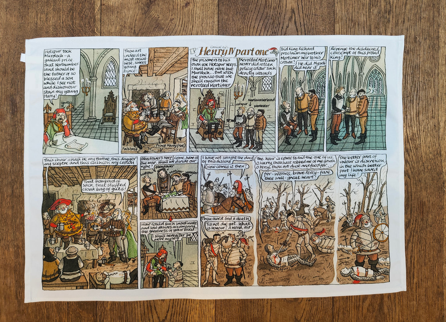 Henry IV Part One - Tea Towel