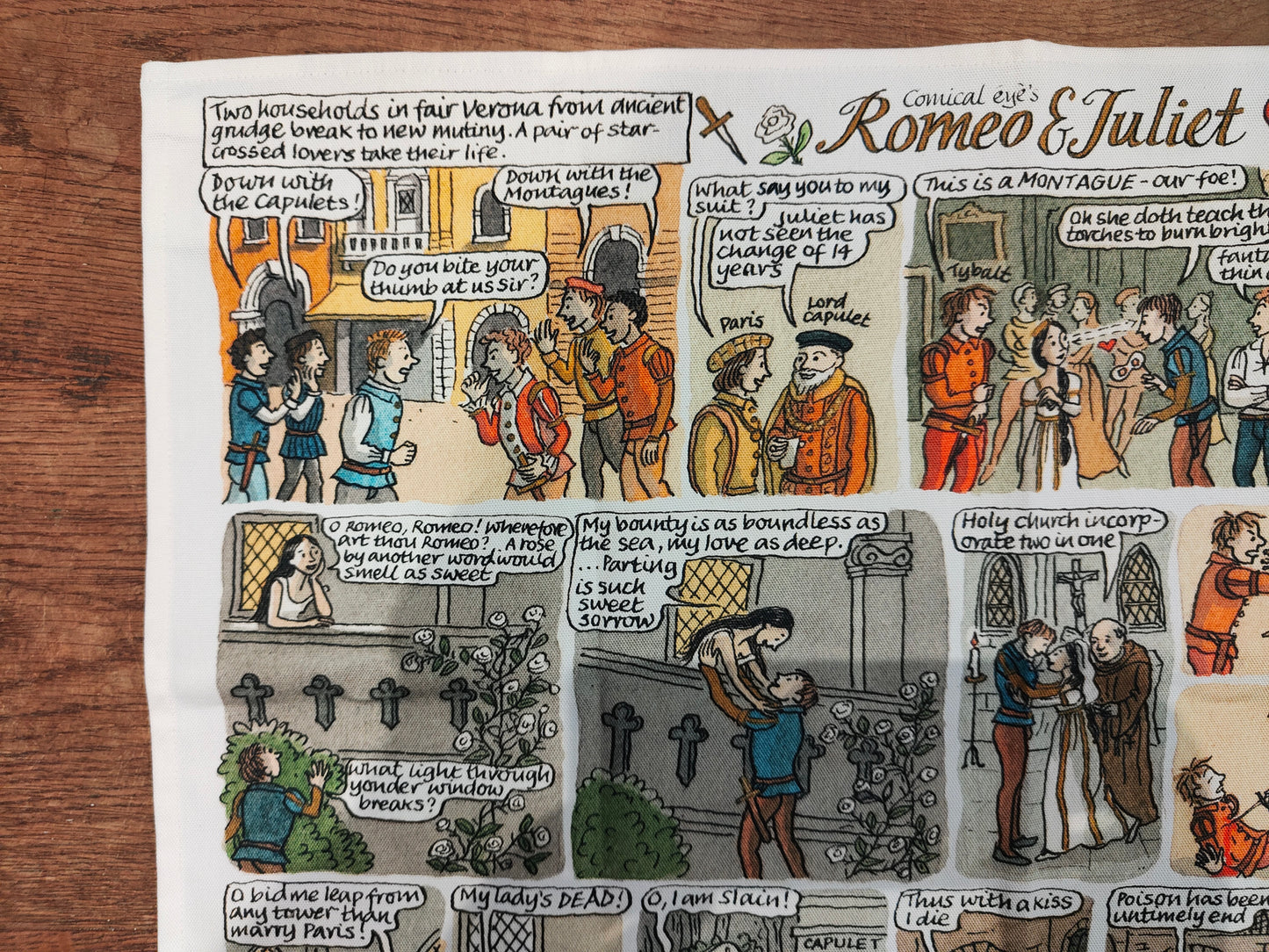 Romeo and Juliet - Tea Towel