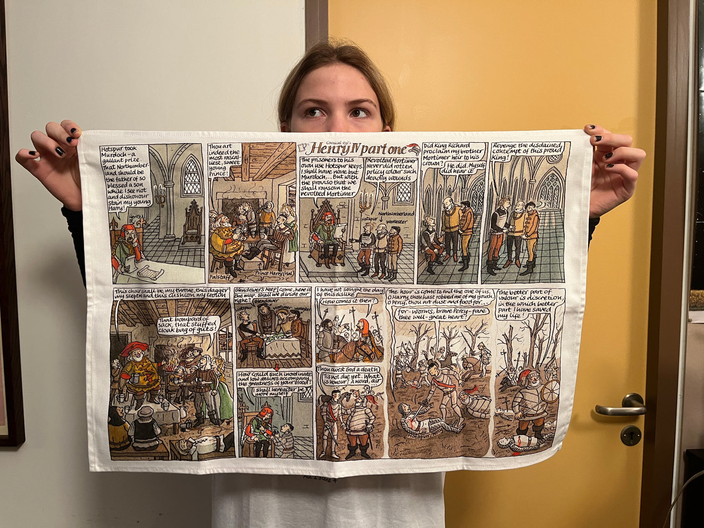 Henry IV Part One - Tea Towel