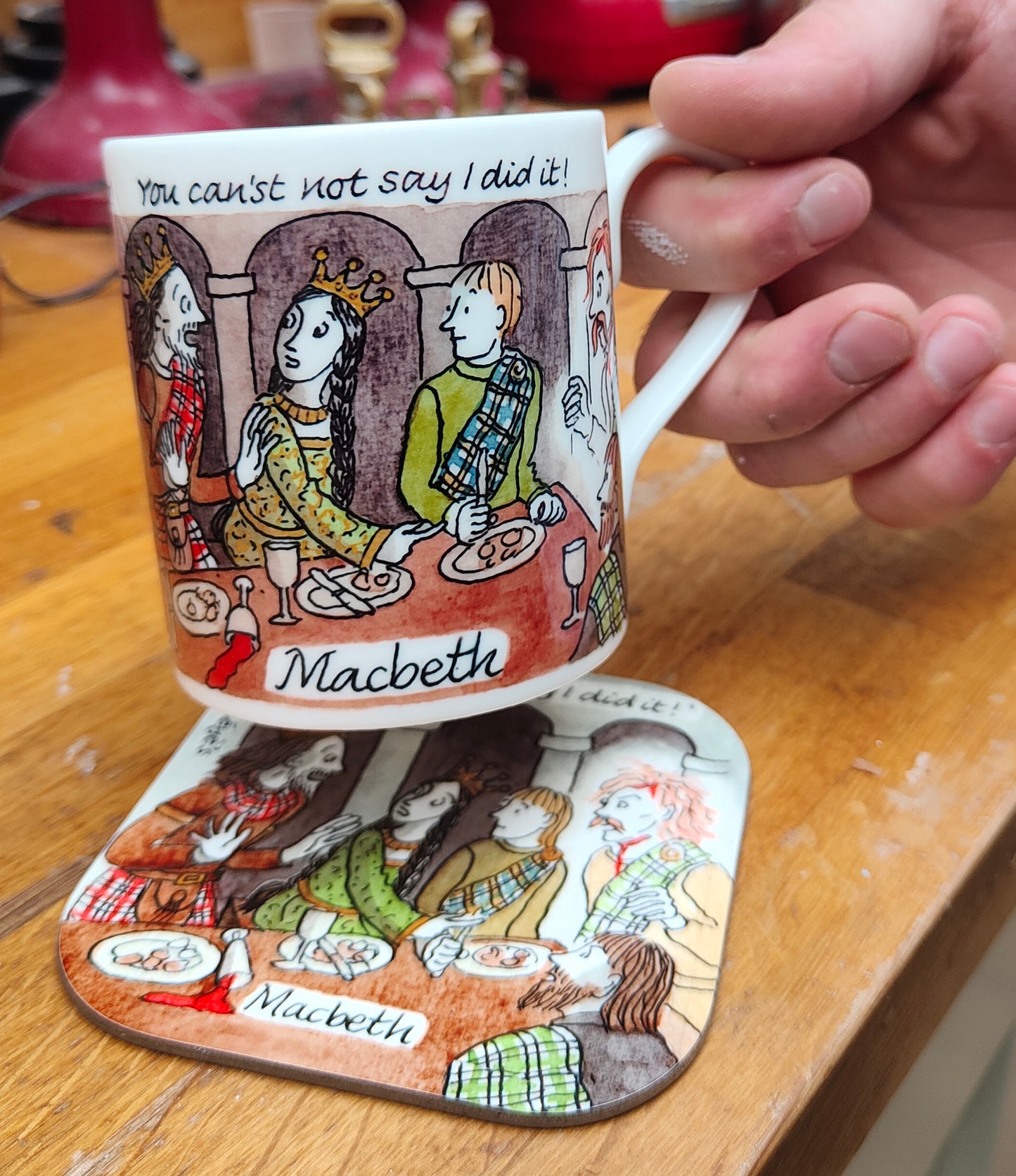 Macbeth - You cans't not say I did it - Coaster