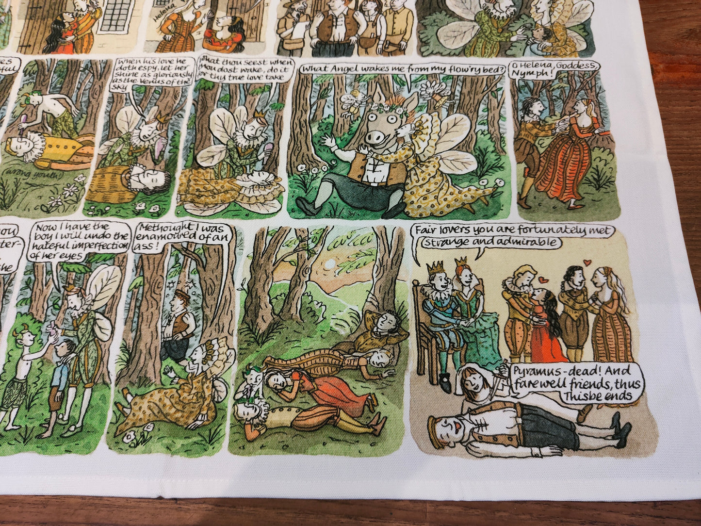 Midsummer Night's Dream - tea towel