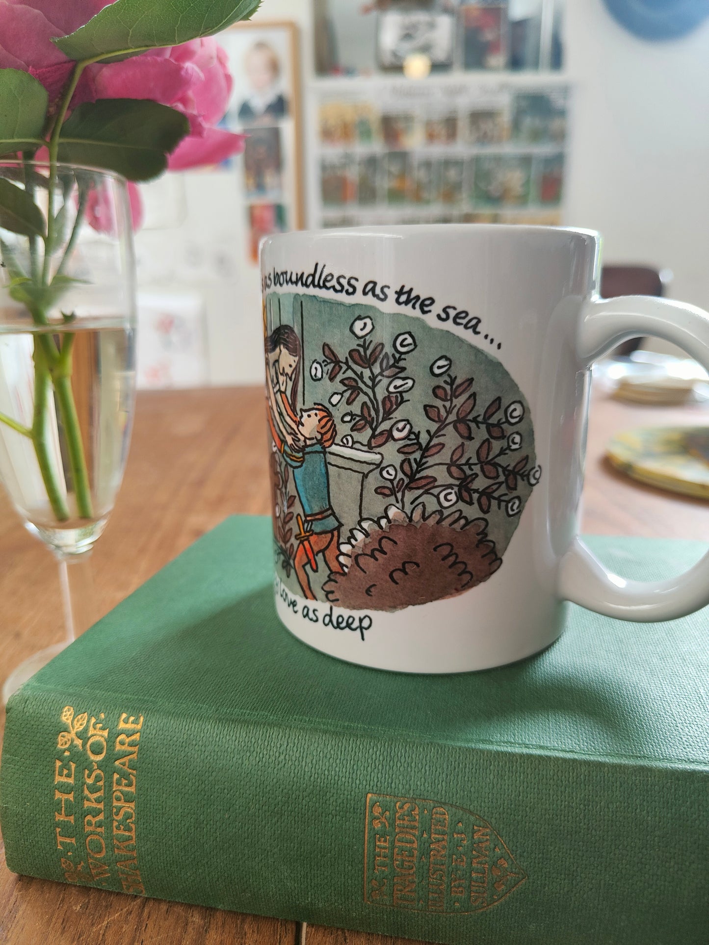 Romeo and Juliet - My Bounty is as boundless - Earthenware mug