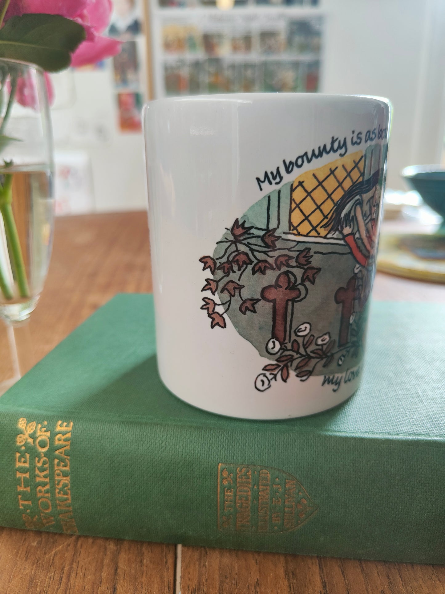 Romeo and Juliet - My Bounty is as boundless - Earthenware mug