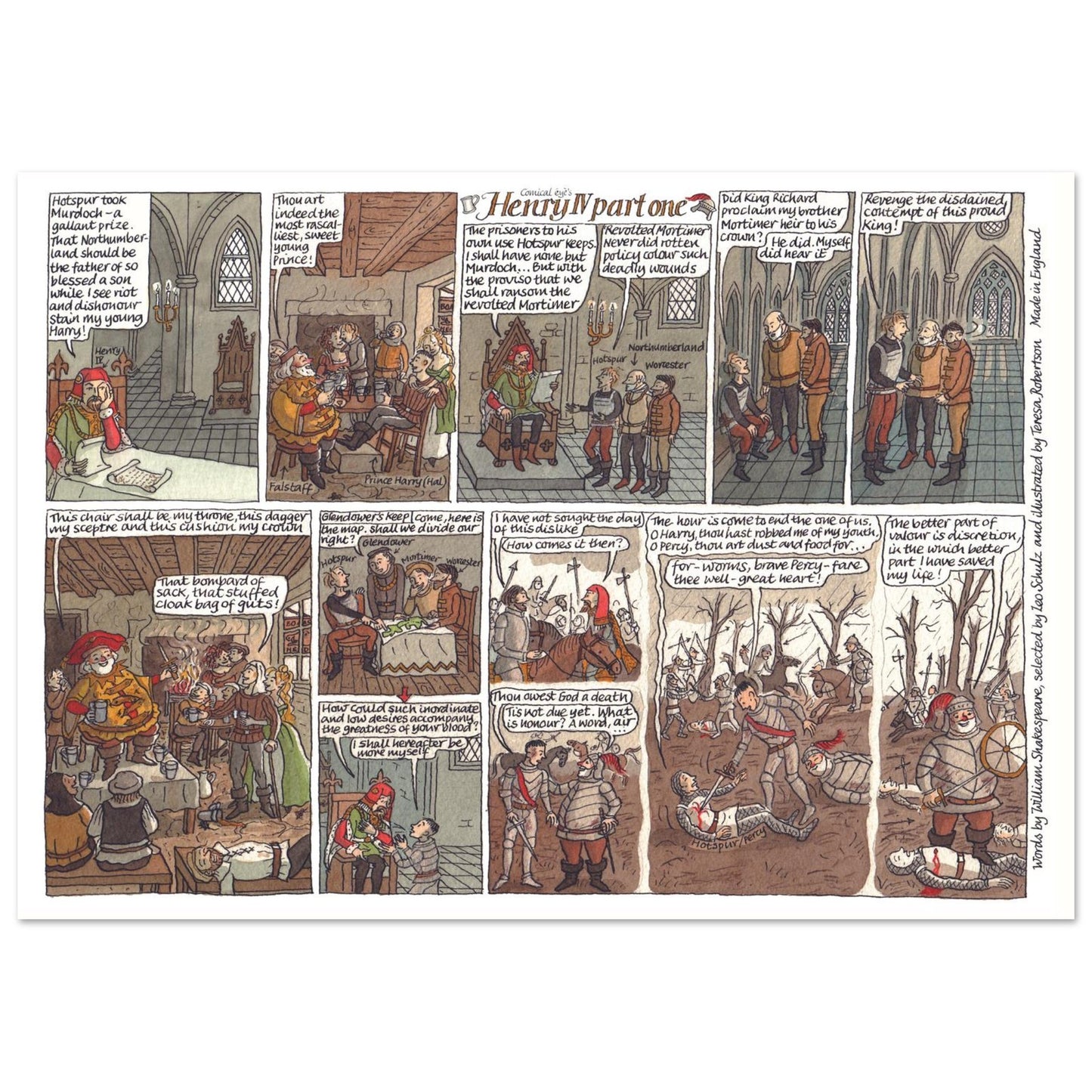 Shakespeare Falstaff Henry IV Part One poster