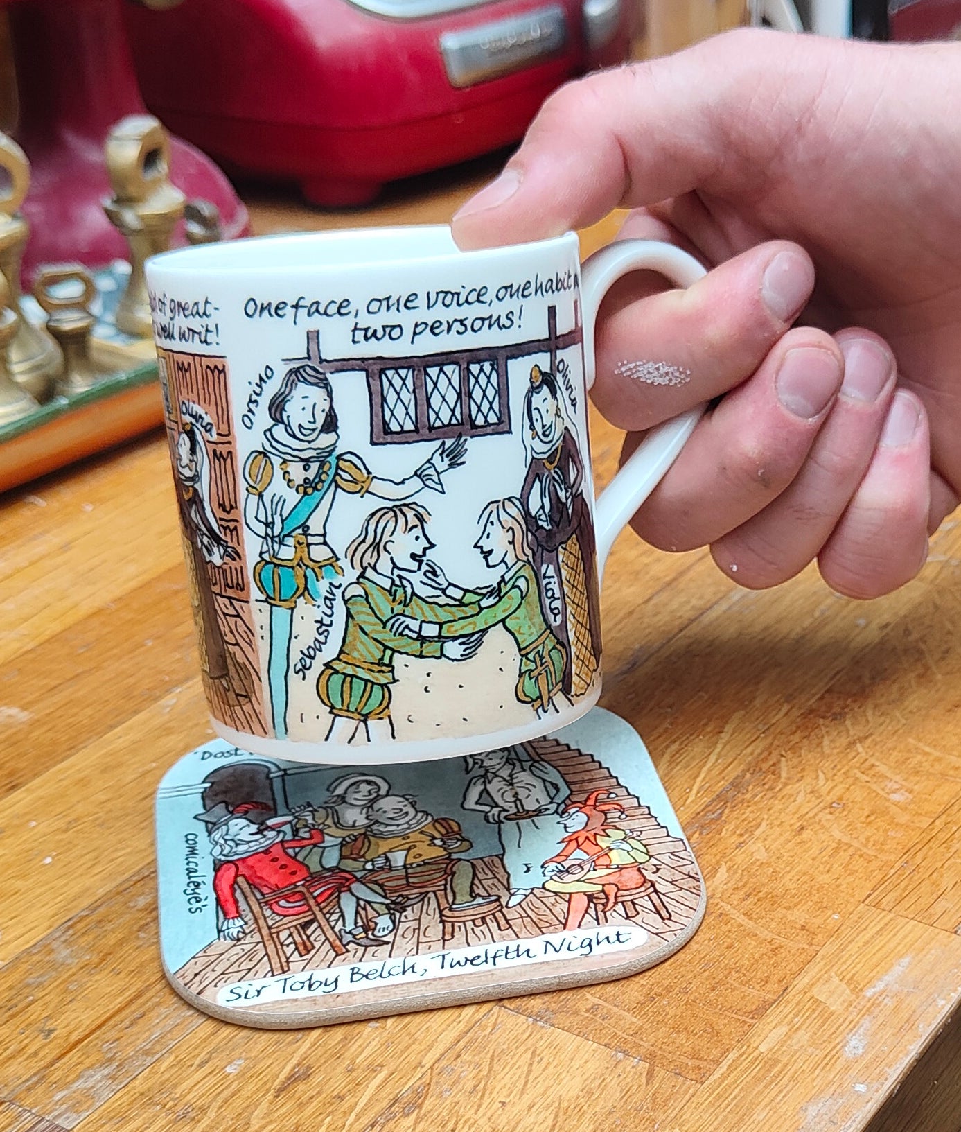 Twelfth Night Coaster - Cakes and ale - Coaster