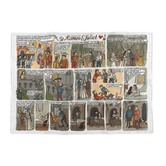 Romeo and Juliet - whole play - tea towel