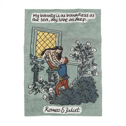 Romeo and Juliet - Balcony Scene - Tea Towel