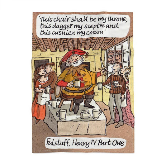 Henry IV Part One - Falstaff - Tea Towel