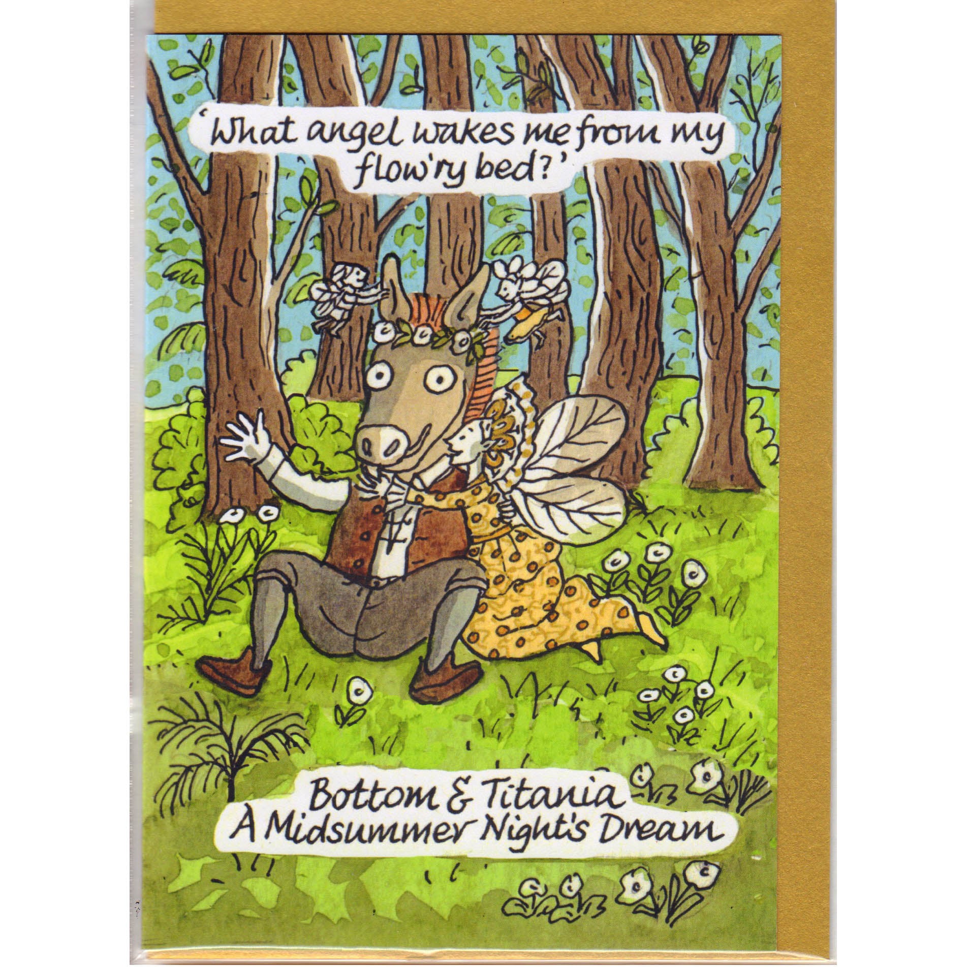 Titania and Bottom in Shakespeare's Midsummer Night's Dream