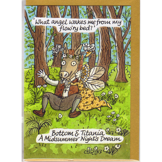 Titania and Bottom in Shakespeare's Midsummer Night's Dream