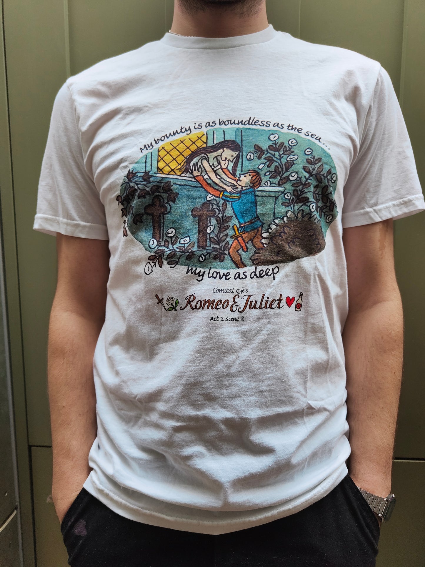 Romeo and Juliet - My bounty is as boundless - t-shirt