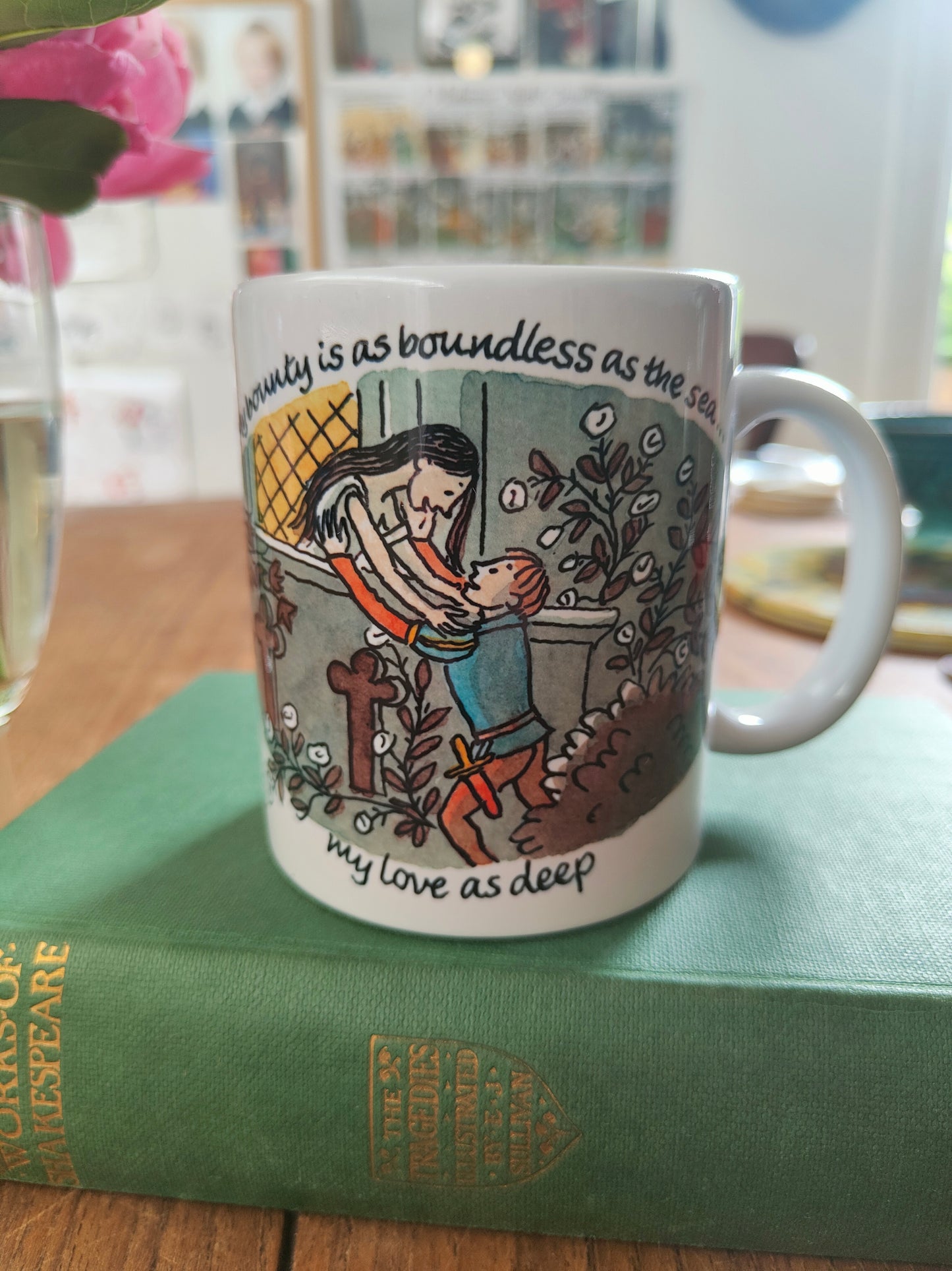 Romeo and Juliet - My Bounty is as boundless - Earthenware mug
