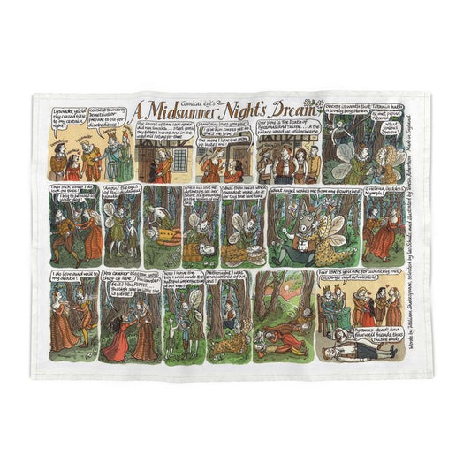 Shakespeare Midsummer Nights Dream - tea towel